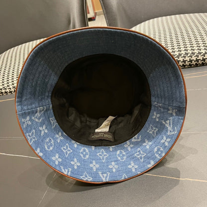 LV Monogram Denim Bucket Hat