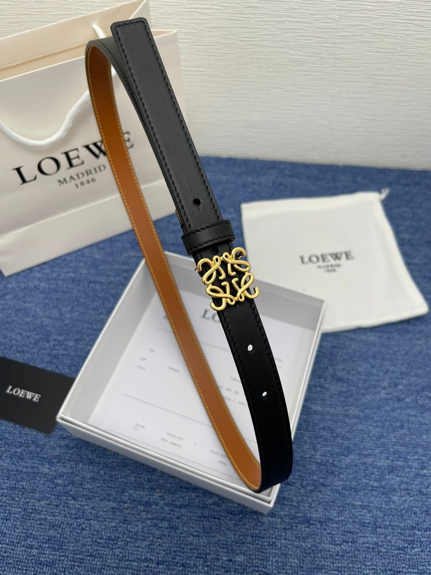 Loewe Anagram Buckle Belt