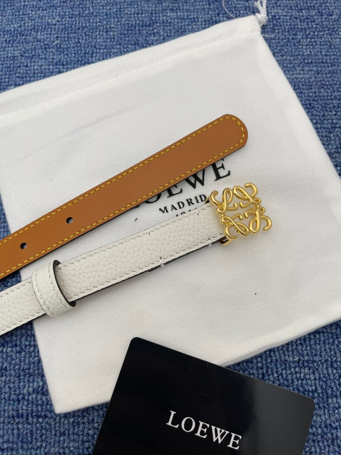 Loewe Anagram Buckle Belt