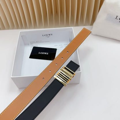 Loewe Anagram Calfskin Reversible Belt