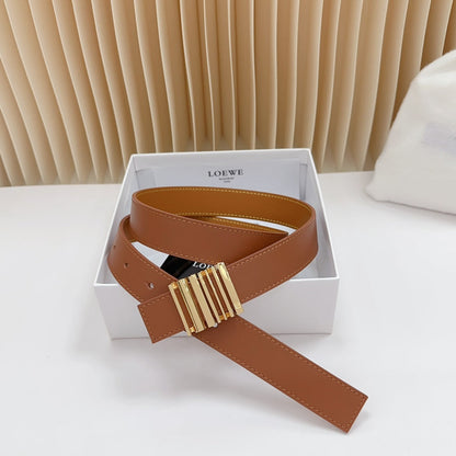 Loewe Anagram Calfskin Reversible Belt