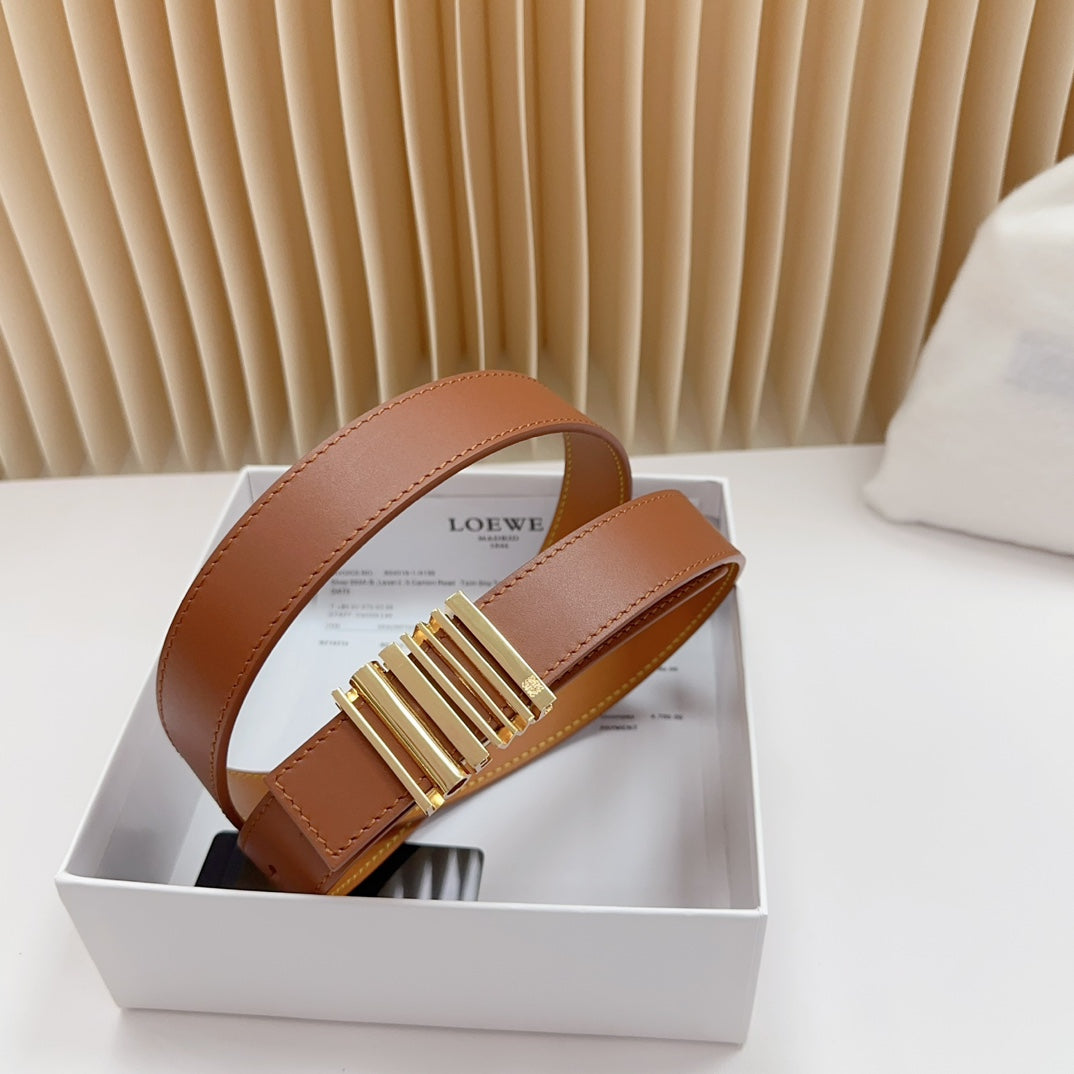 Loewe Anagram Calfskin Reversible Belt