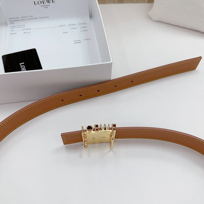 Loewe Anagram Calfskin Reversible Belt