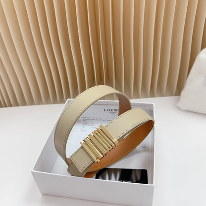 Loewe Anagram Calfskin Reversible Belt