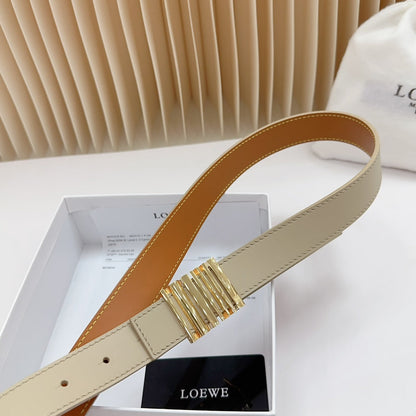 Loewe Anagram Calfskin Reversible Belt