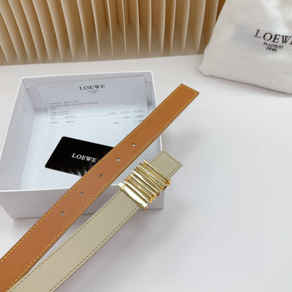 Loewe Anagram Calfskin Reversible Belt
