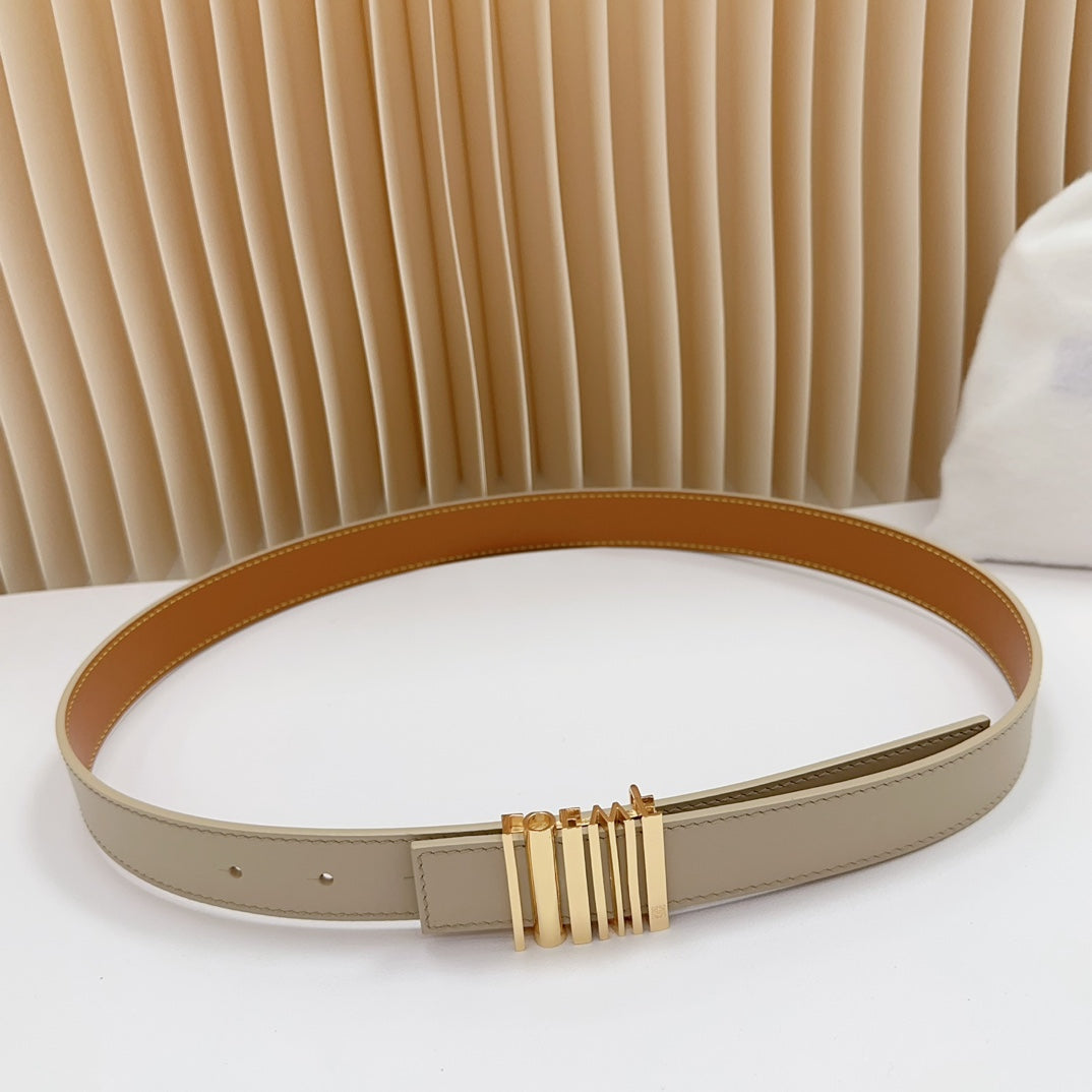 Loewe Anagram Calfskin Reversible Belt