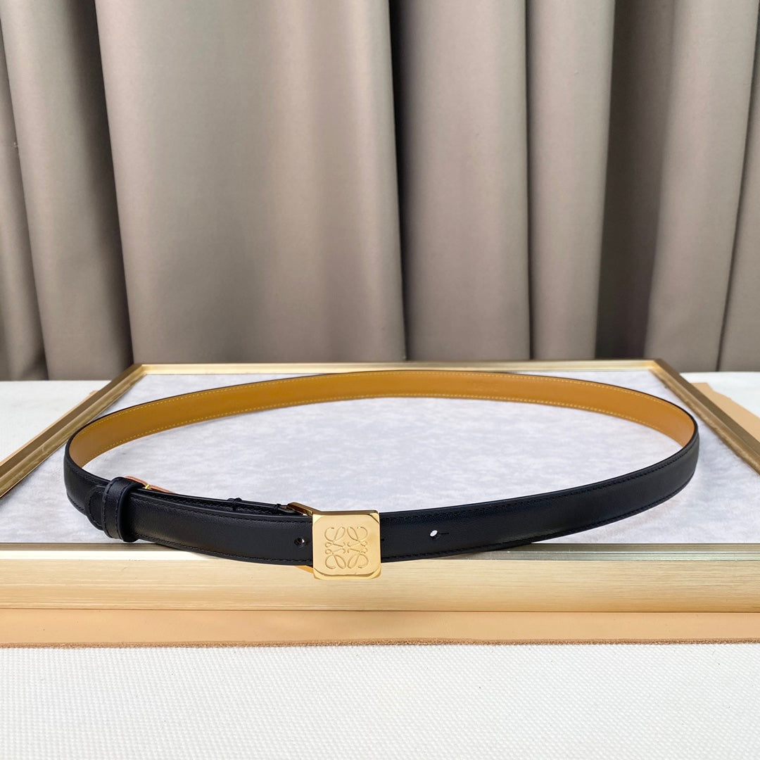Loewe Anagram Square Buckle Reversible Belt