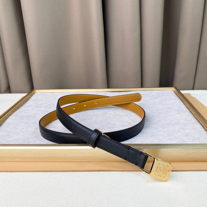 Loewe Anagram Square Buckle Reversible Belt