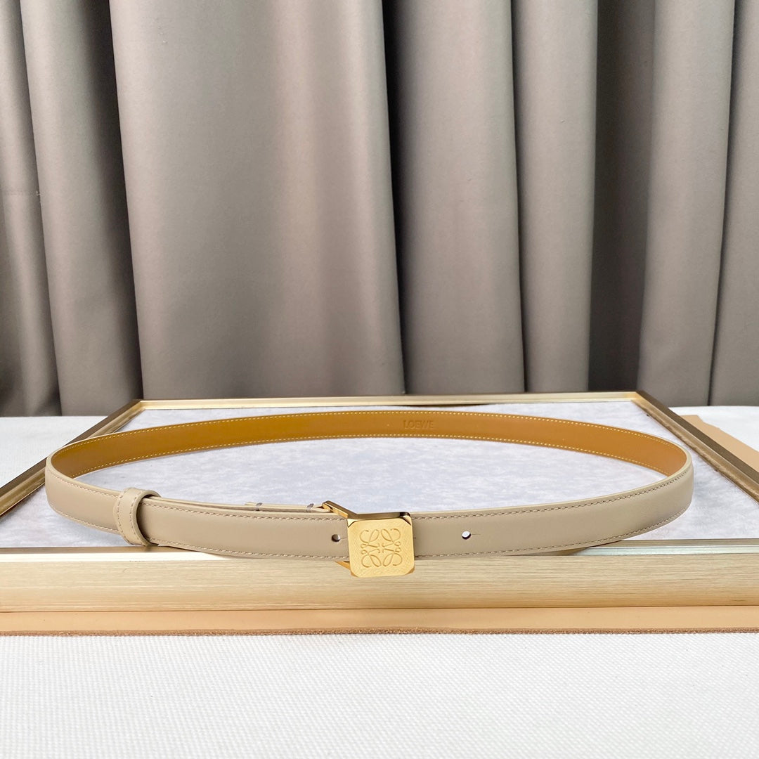 Loewe Anagram Square Buckle Reversible Belt