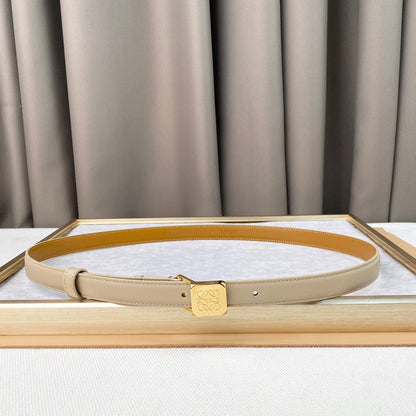 Loewe Anagram Square Buckle Reversible Belt