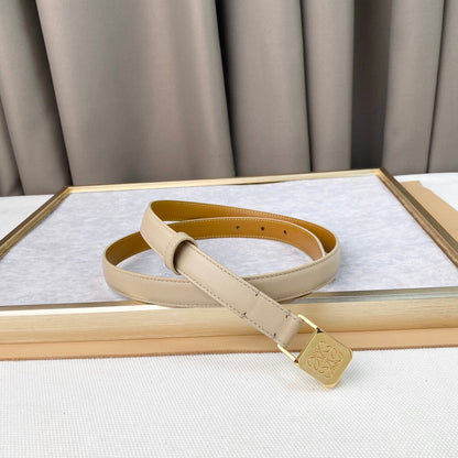 Loewe Anagram Square Buckle Reversible Belt