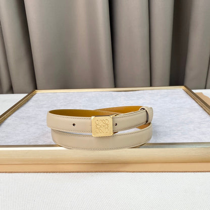 Loewe Anagram Square Buckle Reversible Belt