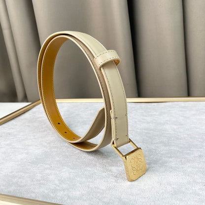 Loewe Anagram Square Buckle Reversible Belt
