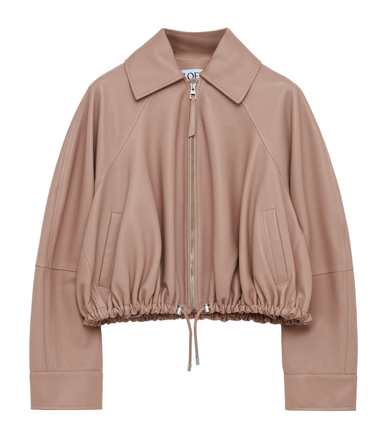 Loewe Blush Nude Leather Jacket