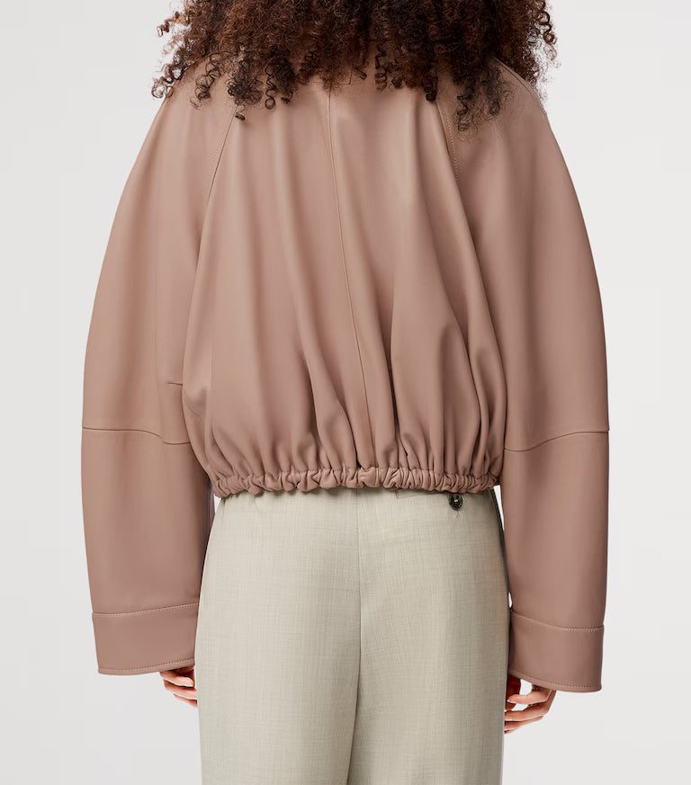 Loewe Blush Nude Leather Jacket