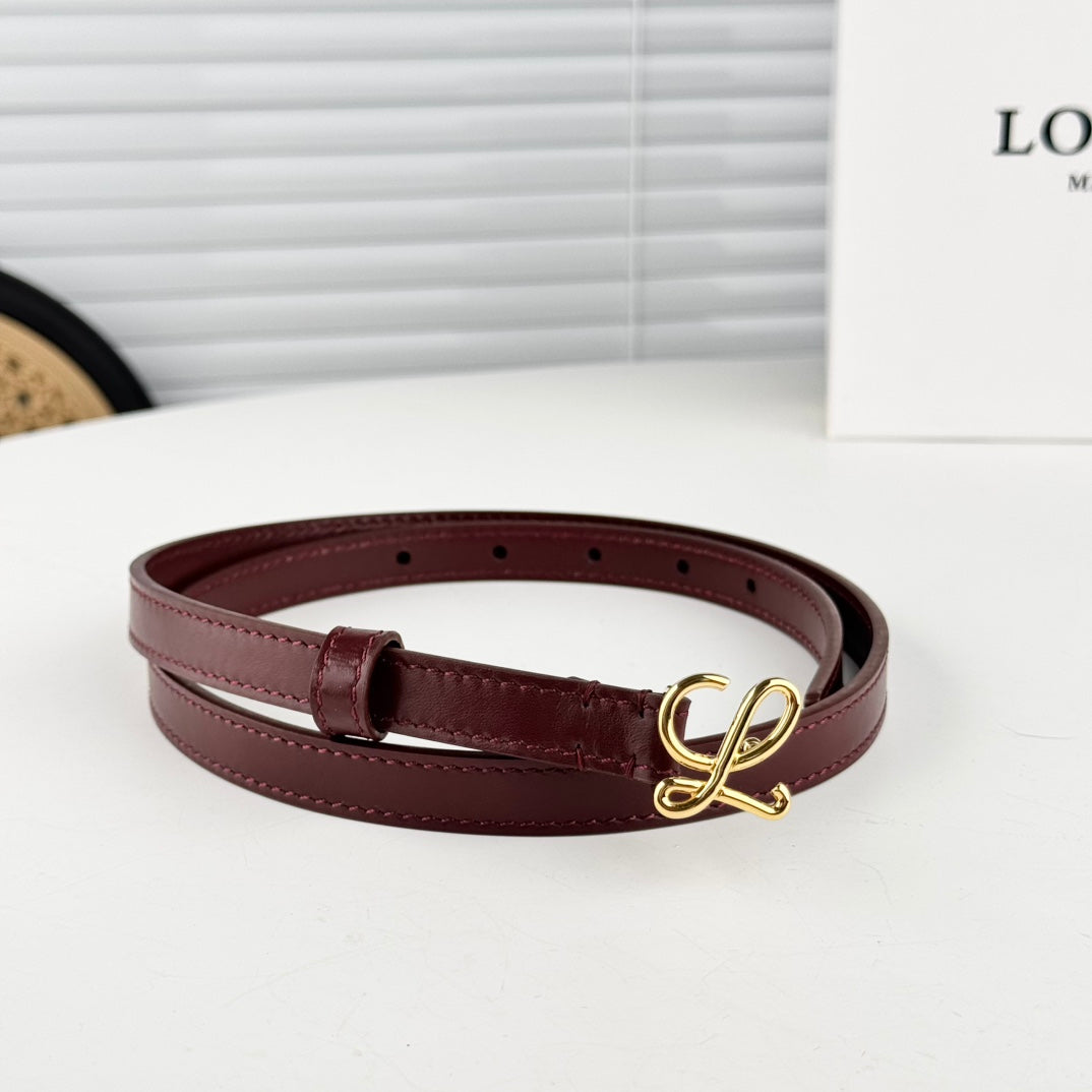 Loewe Initial “L” Buckle Belt