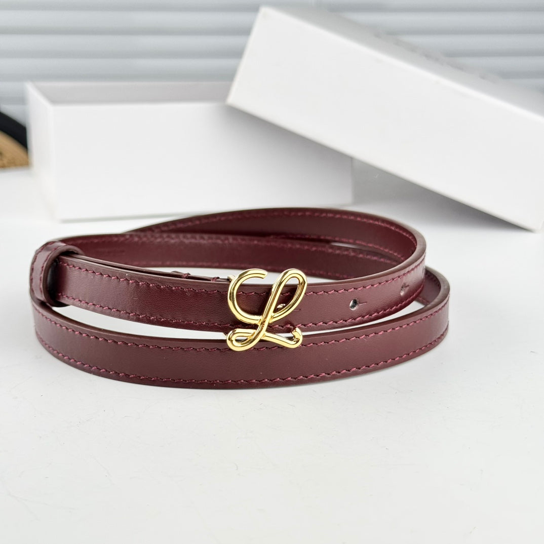 Loewe Initial “L” Buckle Belt