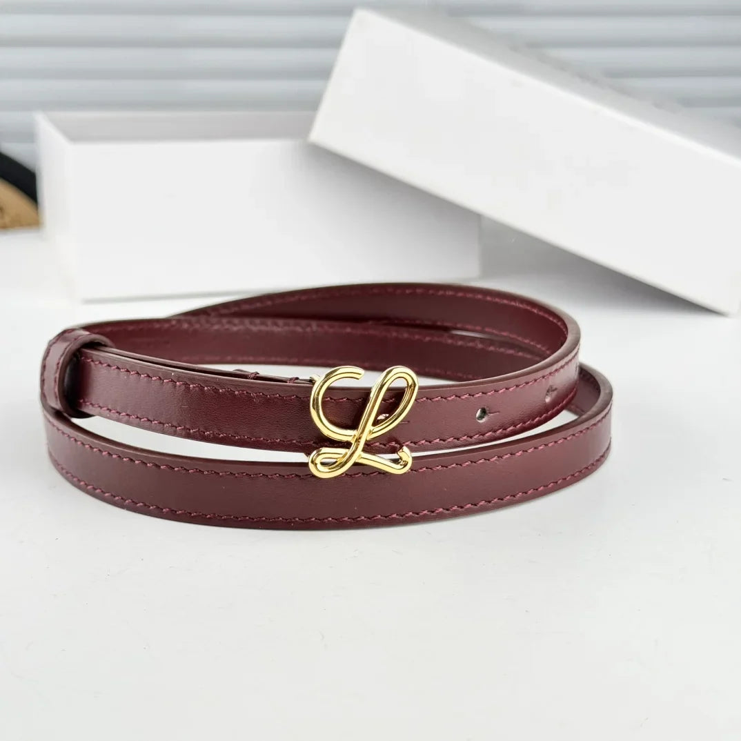 Loewe Initial “L” Buckle Belt