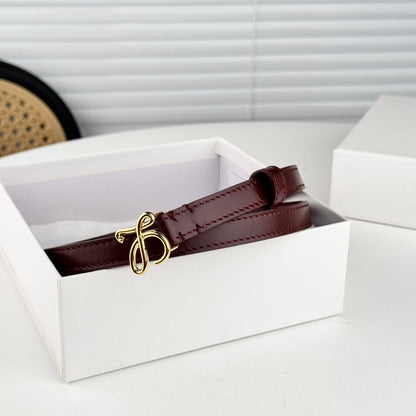 Loewe Initial “L” Buckle Belt