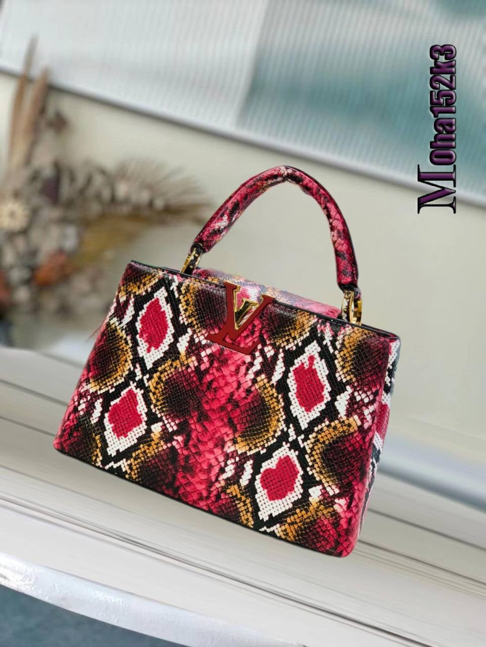 Louis Vuitton Capucines MM – Python Leather Multicolor