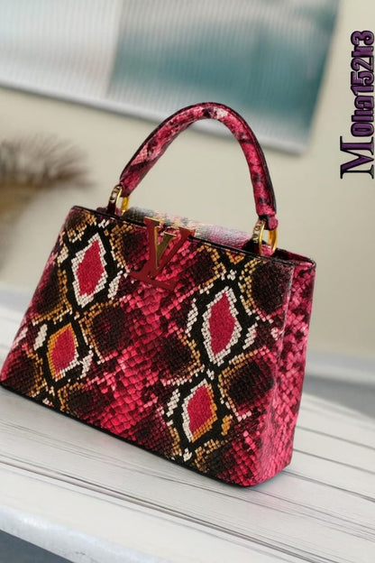 Louis Vuitton Capucines MM – Python Leather Multicolor