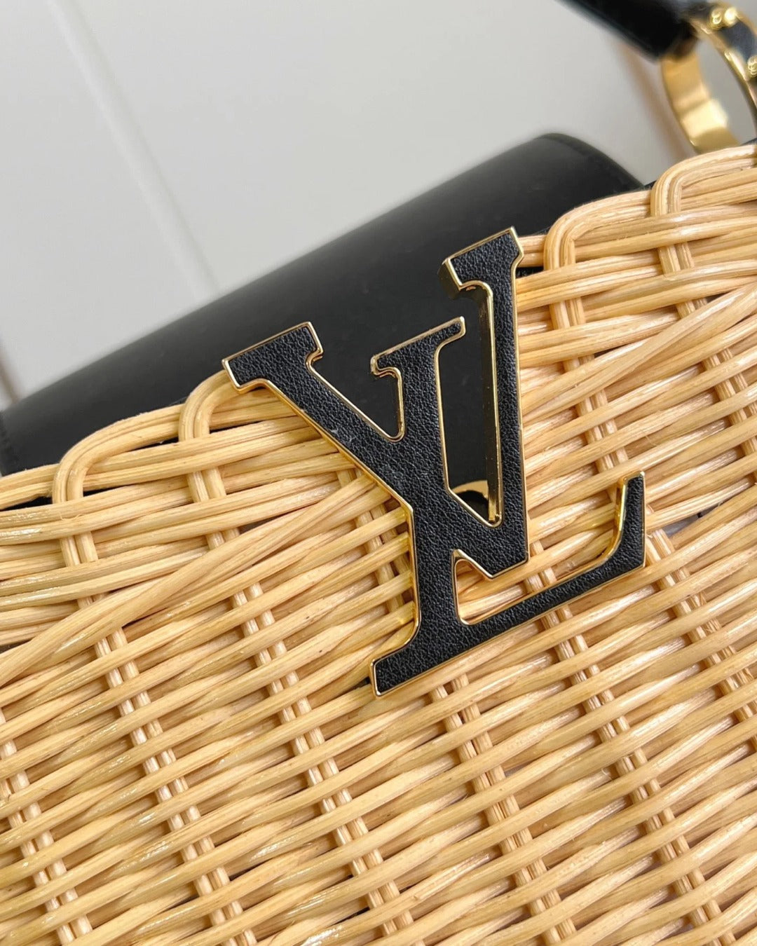 Louis Vuitton Capucines Mini Raffia