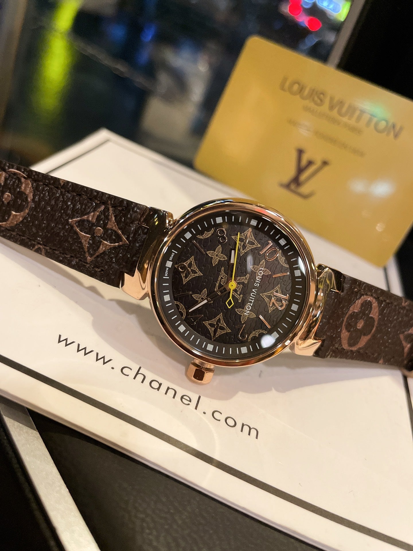 Louis Vuitton Tambour Monogram Women’s Watch