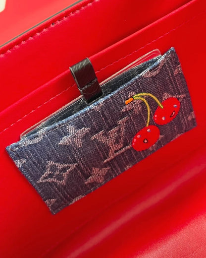 LV x TM Twist MM Epi Leather Bag