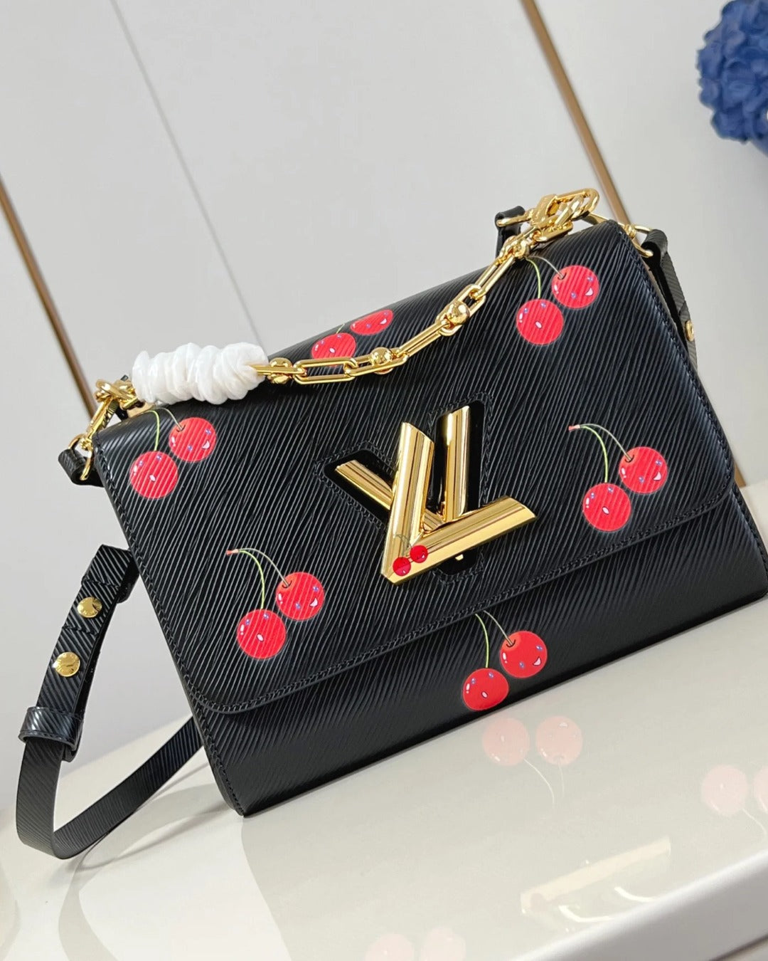 LV x TM Twist MM Epi Leather Bag