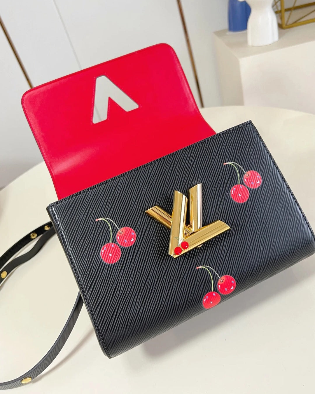 LV x TM Twist MM Epi Leather Bag