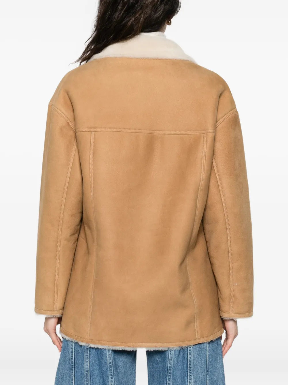 Max Mara Shearling Patch Pocket Coat