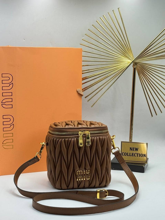 Miu Miu Matelassé Nappa Leather Micro Bag
