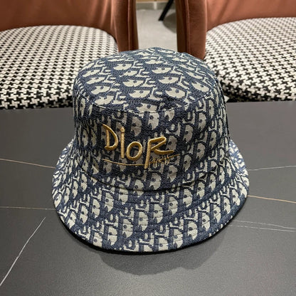 Dior Oblique Embroidered Bucket Hat