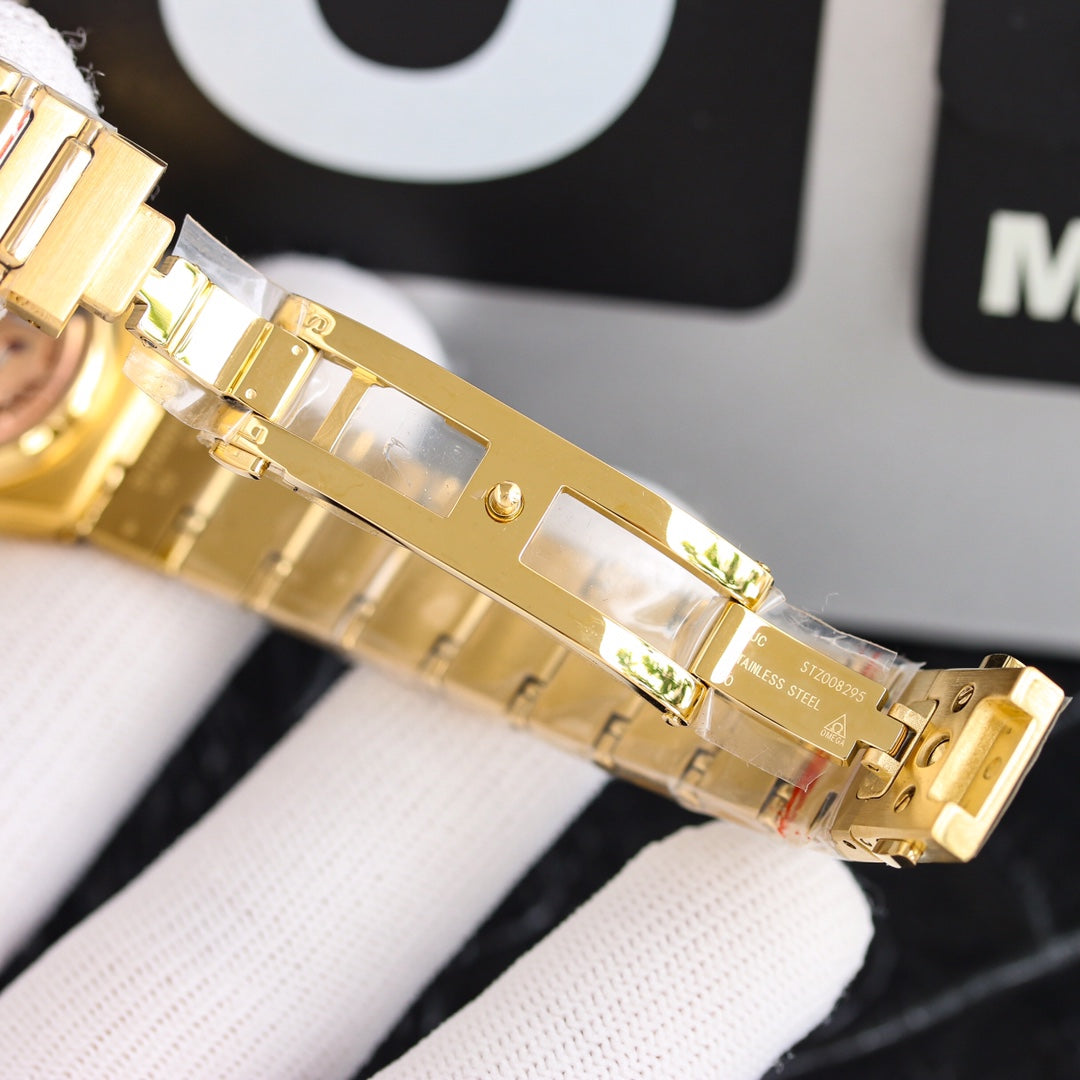 Omega Constellation Co-Axial Gold Diamond Bezel