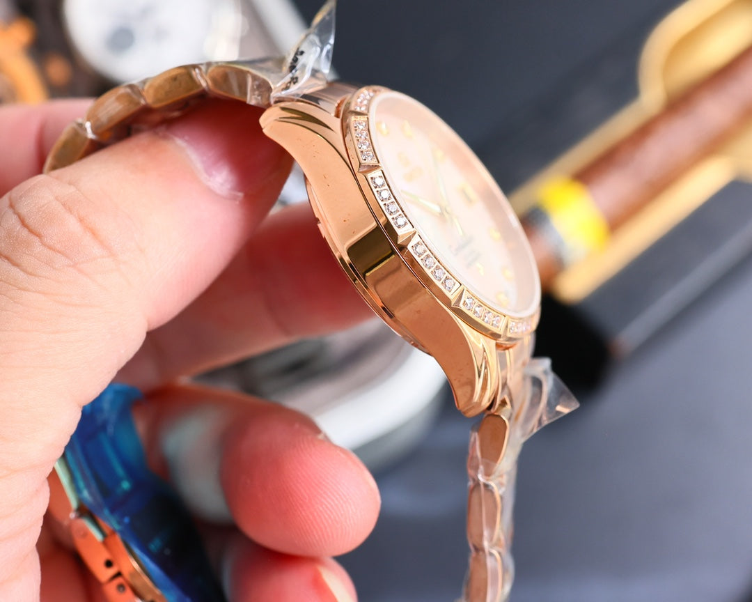 Omega Constellation Diamond Bezel