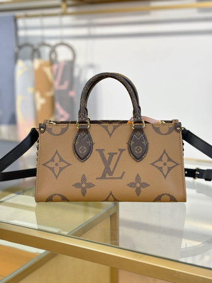 Louis Vuitton OnTheGo East West Chain Monogram Reverse Bag