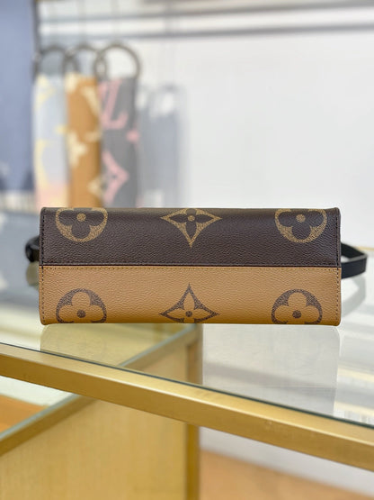 Louis Vuitton OnTheGo East West Chain Monogram Reverse Bag