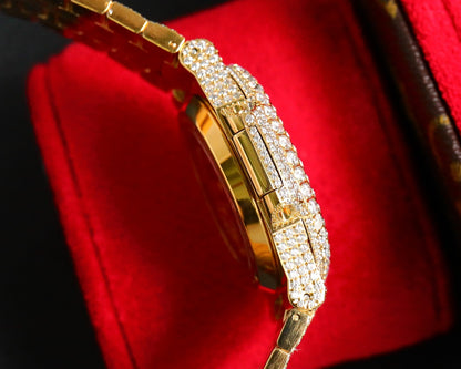 Patek Philippe Nautilus Full Diamond Arabic Dial