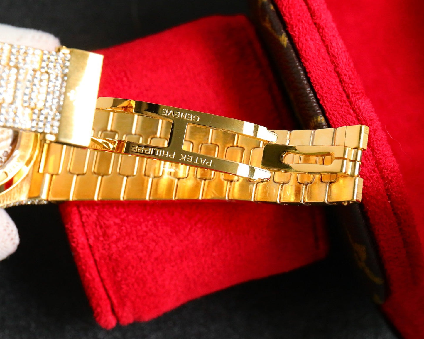 Patek Philippe Nautilus Full Diamond Arabic Dial