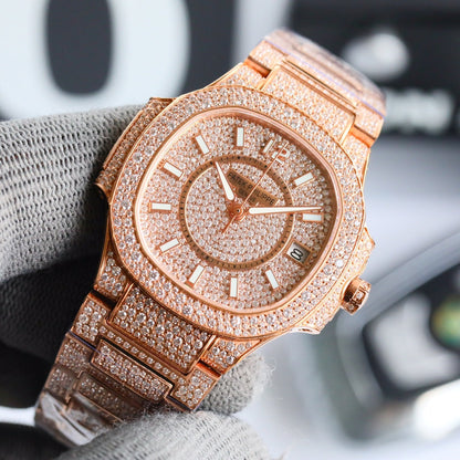 Patek Philippe Nautilus Full Pavé Diamond