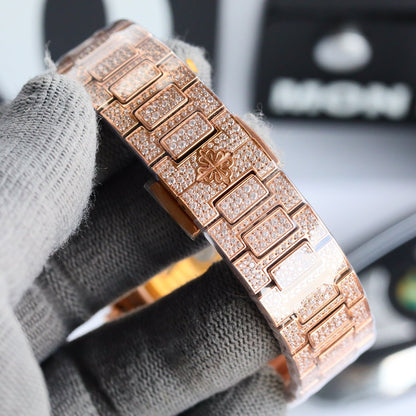 Patek Philippe Nautilus Full Pavé Diamond