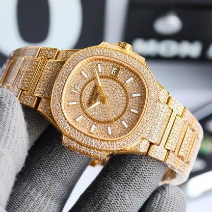 Patek Philippe Nautilus Full Pavé Diamond
