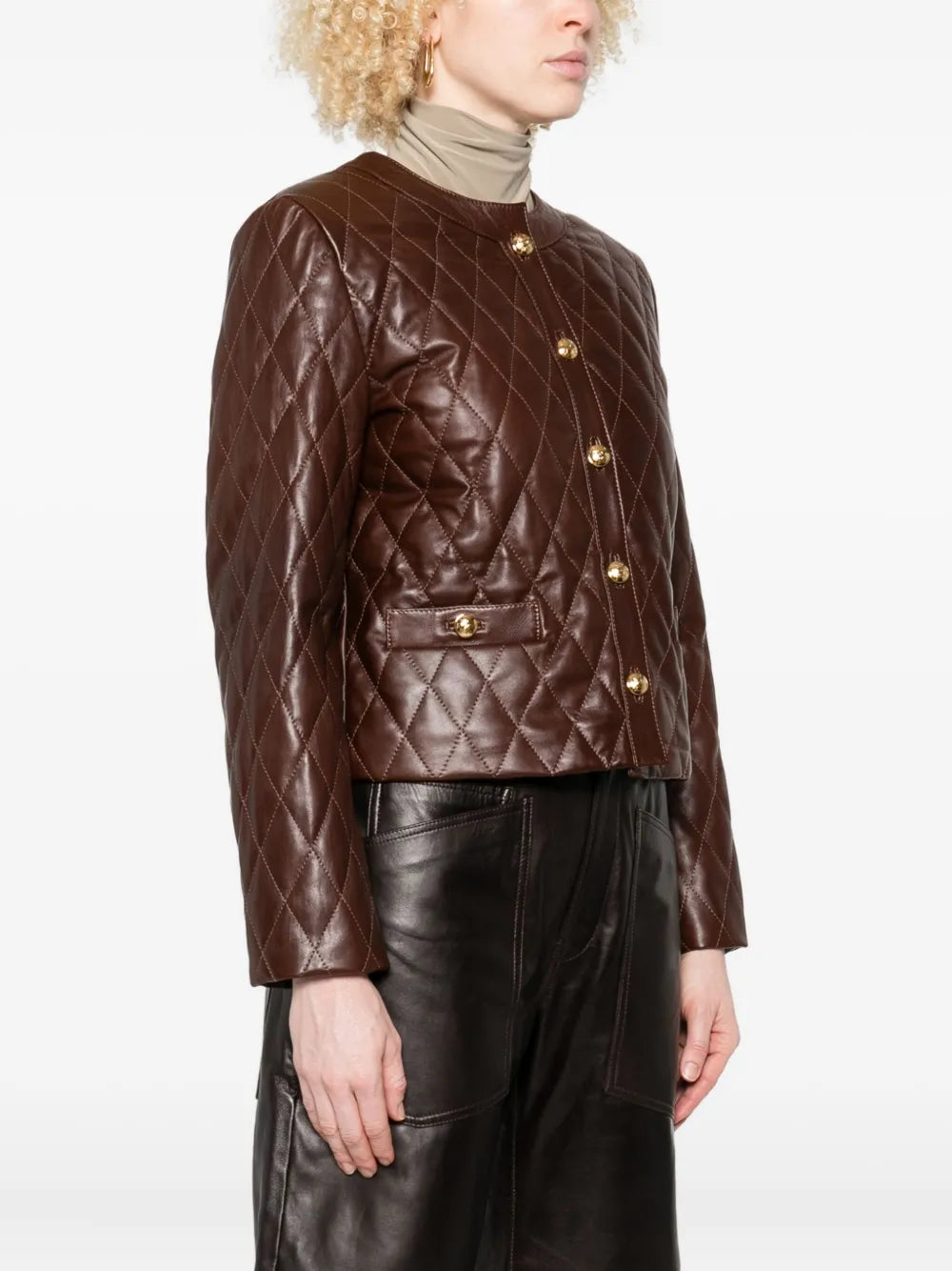 Philosophy di Lorenzo Serafini Quilted Leather Jacket