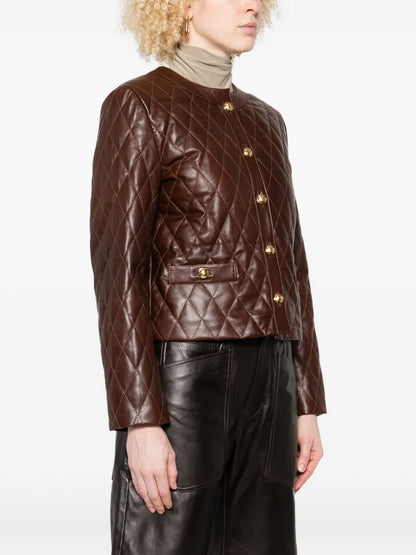 Philosophy di Lorenzo Serafini Quilted Leather Jacket