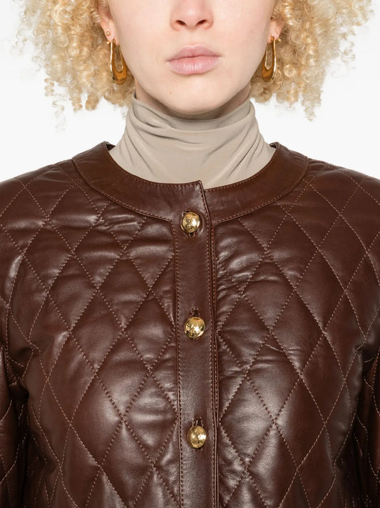 Philosophy di Lorenzo Serafini Quilted Leather Jacket