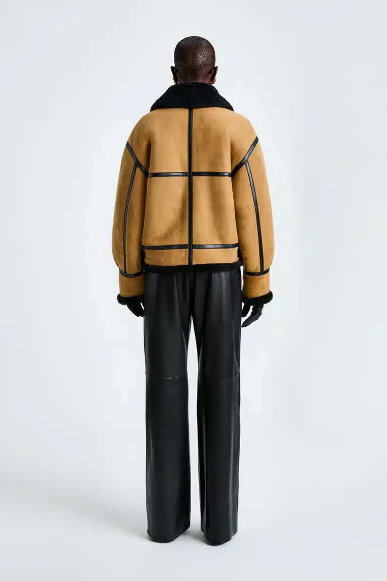 Portia Biscotti Shearling Jacket