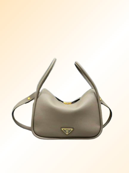 Prada Darling Leather Handbag - Clay