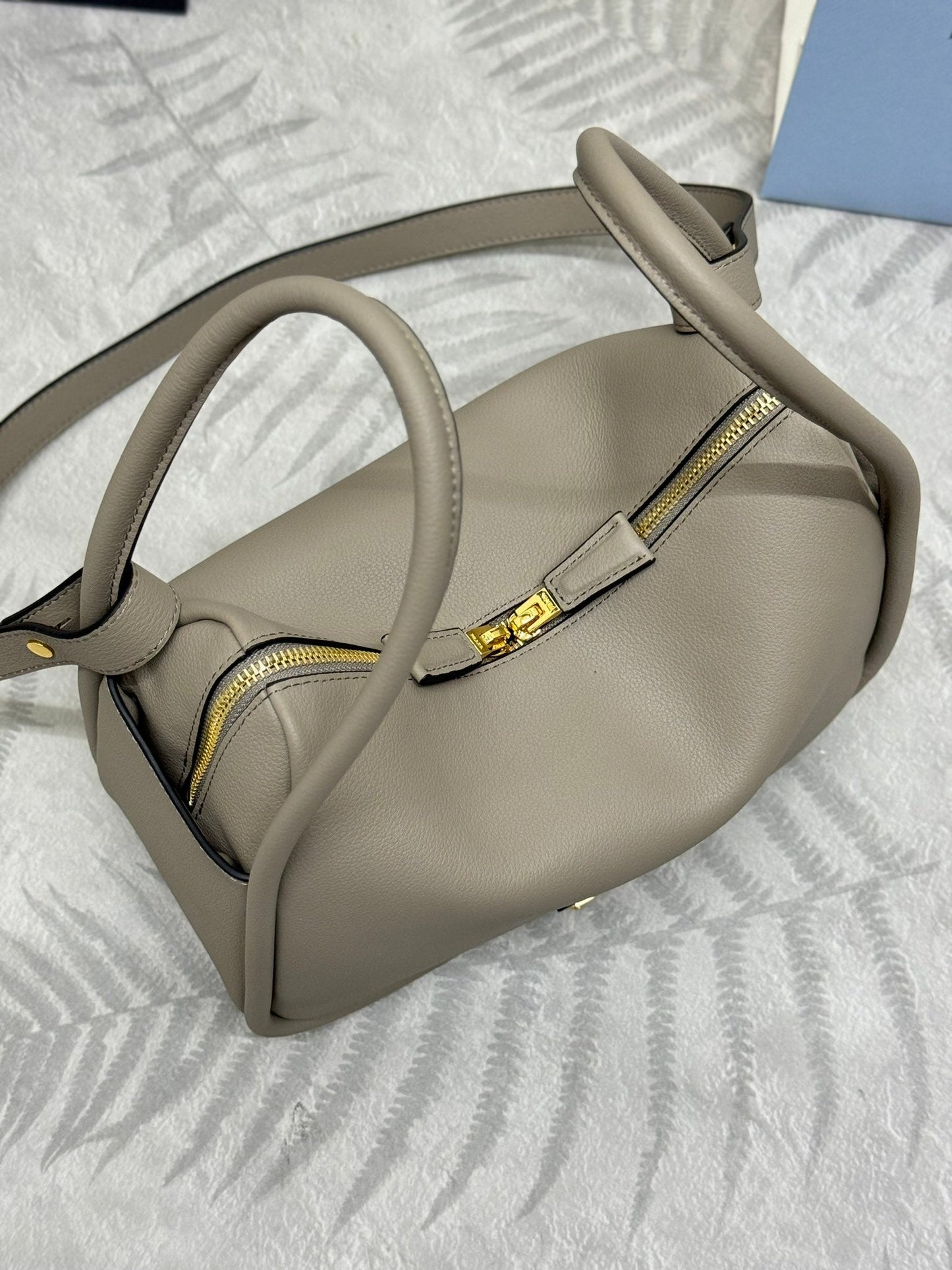 Prada Darling Leather Handbag - Clay