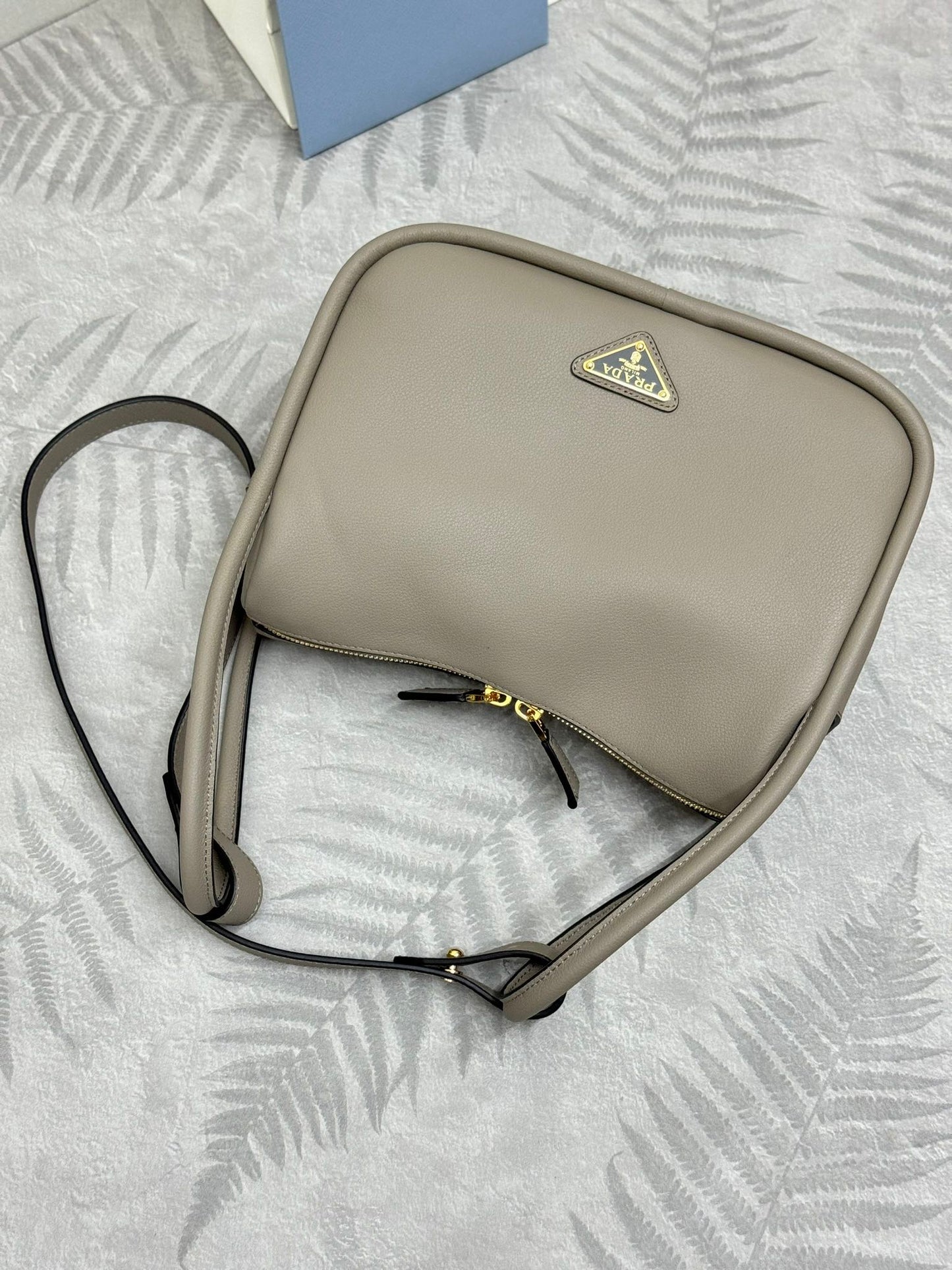 Prada Darling Leather Handbag - Clay
